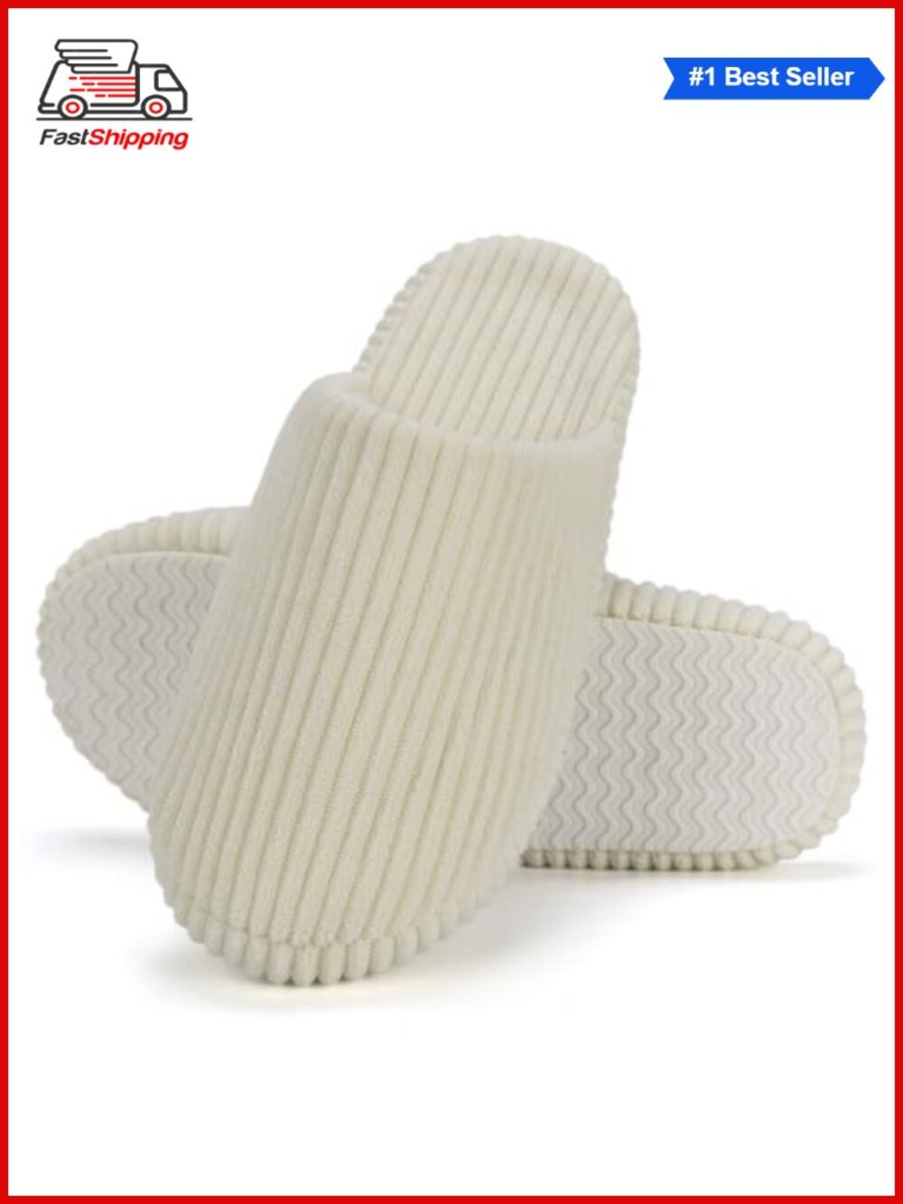 ✨ Women's Arch Support Orthopedic House Slippers Plantar Fasciitis Corduroy